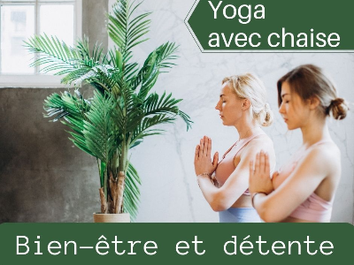 Yoga et pilates avec chaise