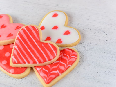 Décoration de biscuits de Saint-Valentin (5-12 ans)
