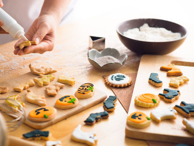 Confection de biscuits Halloween (5-12 ans)
